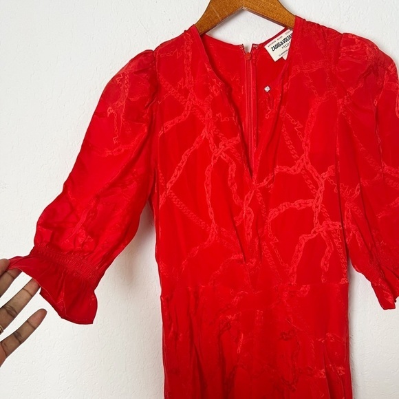 ZADIG & VOLTAIRE Ranage Jac Chain Dress - Orange - Picture 4 of 9